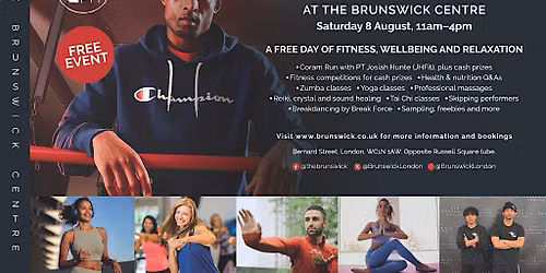 Yoga Classes - The Brunswick Centre Wellness Day