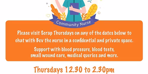 Community Nurse Drop ins