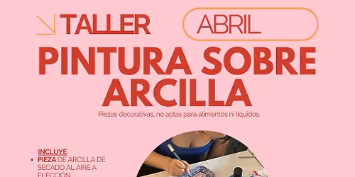 taller PINTURA sobre ARCILLA
