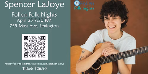 Spencer LaJoye at Follen Folk Nights
