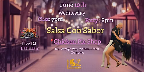 Salsa Con Sabor | Salsa Class | Salsa Social Dance Party| Dj