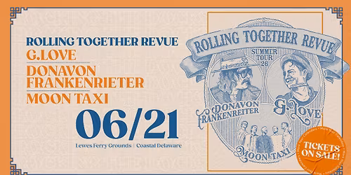Rocking The Docks Presents Rolling Together Revue - G. Love, Donavon Frankenreiter, Moon Taxi