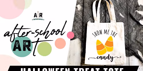 After School Art - Halloween Treat Tote at AR Workshop