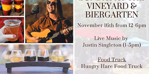 Sunday at the Vineyard and Biergarten! 