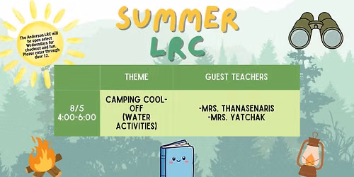 Summer LRC Checkout: Camping Cool-Off (Water Activities)