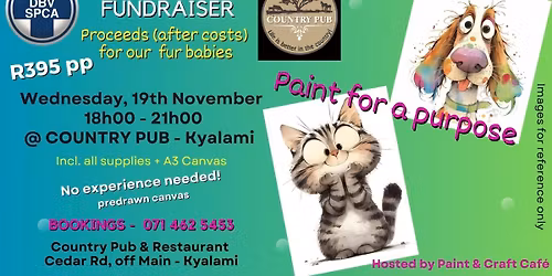 Paint for a Purpose with the Midrand SPCA 
