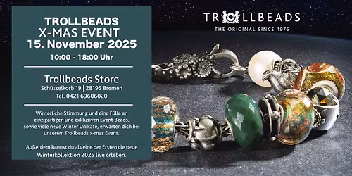 TROLLBEADS X-MAS EVENT im Store Bremen & Live Chat