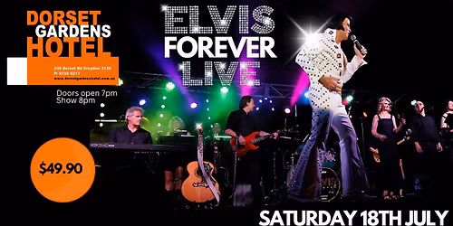 Damian Mullin & The Elvis Forever Band LIVE @ Dorset Gardens Hotel
