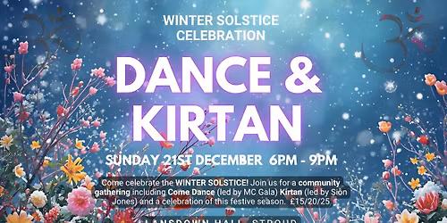 Winter Solstice: Dance & Kirtan!