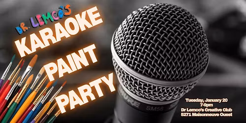 Karaoke Paint Party ||Paint & Perform
