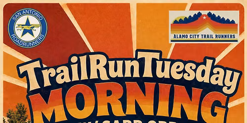 TrailRunTuesdayMORNING w\/SARR ORR @ McAllister Park, Pav 3