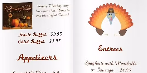 Thanksgiving Dine-In Festivities...