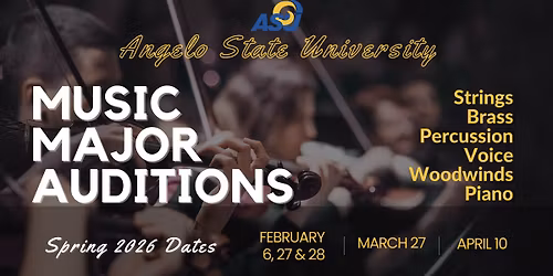 Music Major Auditions