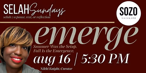 SozoLife || SELAH Sundays EMERGE