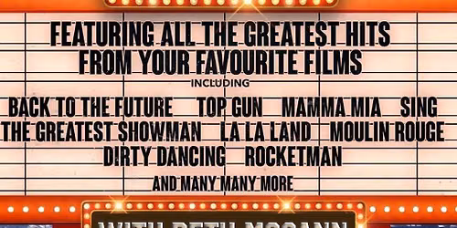 "Night At The Movies" with Tribute | Blundell Street Restaurant