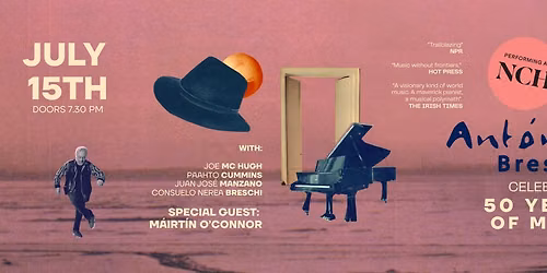 Antoni O'Breskey '50 Years of Music' - NCH - Special Guest M\u00e1irt\u00edn O'Connor
