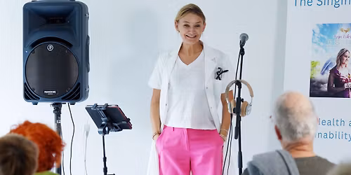 Sundhed i Samklang - en visionskoncert med Freja Eriksen - Den Syngende L\u00e6ge