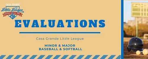 Evaluation Day Option #3 - MINOR - MAJORS ONLY