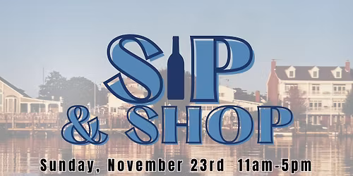 November Sip & Shop 