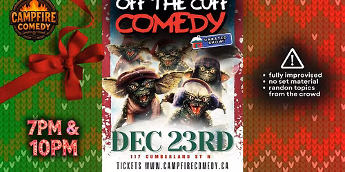 Off The Cuff Comedy: X-MAS EDITION