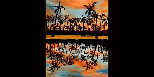 Sunset Beach Reflection Paint-Night Event- Loxahatchee Studio