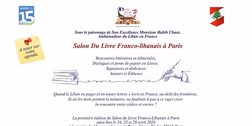 Salon du Livre Franco-Libanais \u00e0 Paris