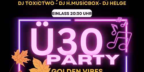 ü30 party golden vibes