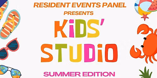 Kids Studio - Summer Edition Art & Craft Session 10am-12pm