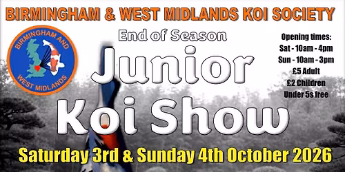 Birmingham & West Midlands Junior Koi Show