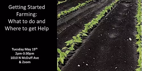 Getting Started Farming: What to Do and Where to Get Help