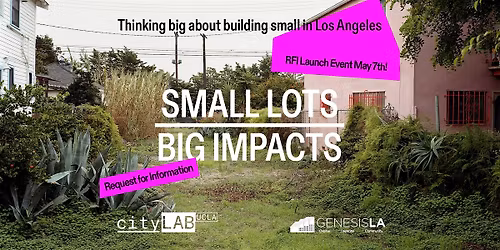 Small Lots, Big Impacts Private Land RFI Release Information Session