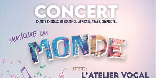 CONCERT MUSIQUES DU MONDE 