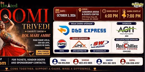 Bhoomi Trivedi Garba Night in Research Triangle