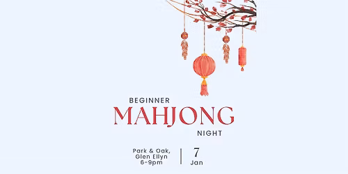 Beginner Mahjong and Wine Night