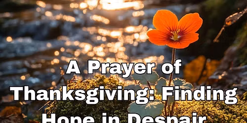 A Hopeful Thanksgiving