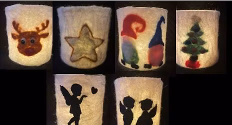 Felted Christmas Lantern Workshop