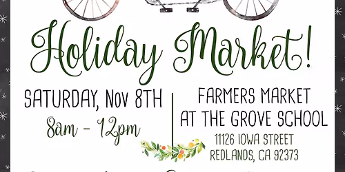 10th Annual Holiday Craft Fair at the Farmers Market at the Grove School
