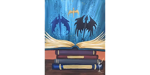 Magical Winged Books - Paint and Sip in Denver | Classpop!\u2122