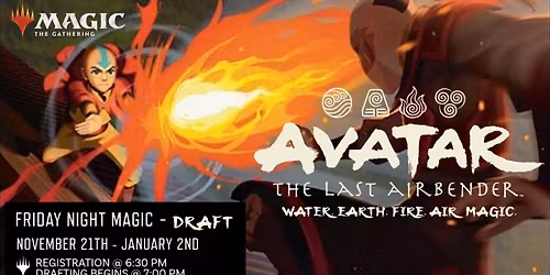 MTG Avatar The Last Airbender FNM Draft