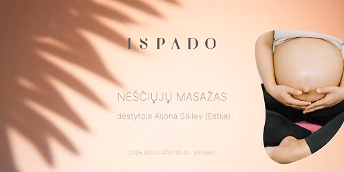 Mokymai: N\u0117\u0161\u010di\u0173j\u0173 (prenetalinis) masa\u017eas ant ku\u0161et\u0117s