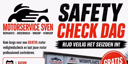 Motor Safety Check dag bij Motorservice Sven!