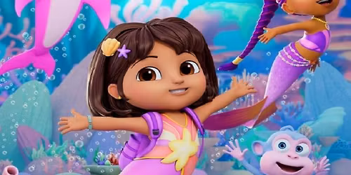 Cinema para fam\u00edlias: Dora - numa aventura m\u00e1gica sob o mar (VP)