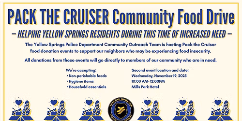 Pack The Cruiser Community Food Drive #2