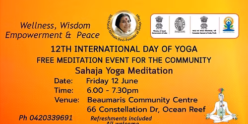 International Day of Yoga - Sahaja Yoga Meditation