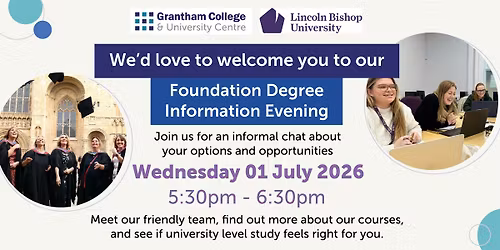 Foundation Degree Information Evening