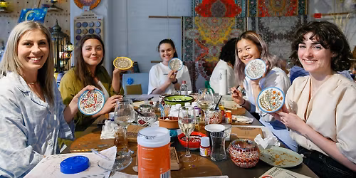 Patterned Paint and Sip Classes Melbourne: Ceramic Plates & Bowls