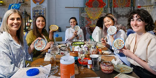 Patterned Paint and Sip Classes Melbourne: Ceramic Plates & Bowls