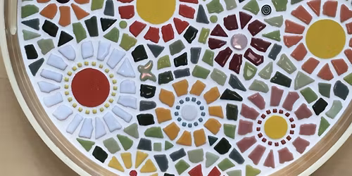Mosaic Flower Tray with Gwyn Pevonka