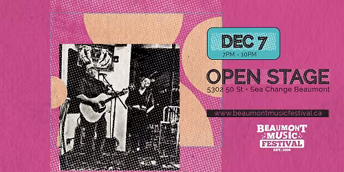 Open Stage at Beaumont Sea Change