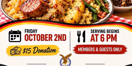 FOE #196 | 1st Friday Dinner